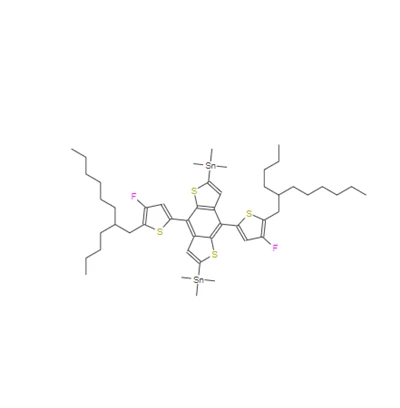 CAS: 2131164-64-0|(4,8-Bis(5-(2-butyloctyl)-4-fluorothiophen-2-yl)benzo[1,2-b:4,{ {10}}b']dthiophene-2,6-diyl)bis(trimethylstanane)