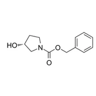 CAS: 100858-33-1|Benzyl (R)-3-}hydroxypyrrolidine-1-carboxylate